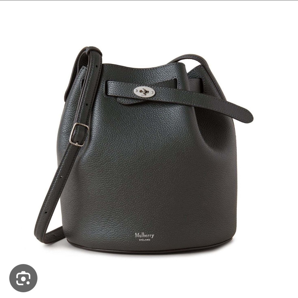 Mulberry Abbey bucket bag like new gray